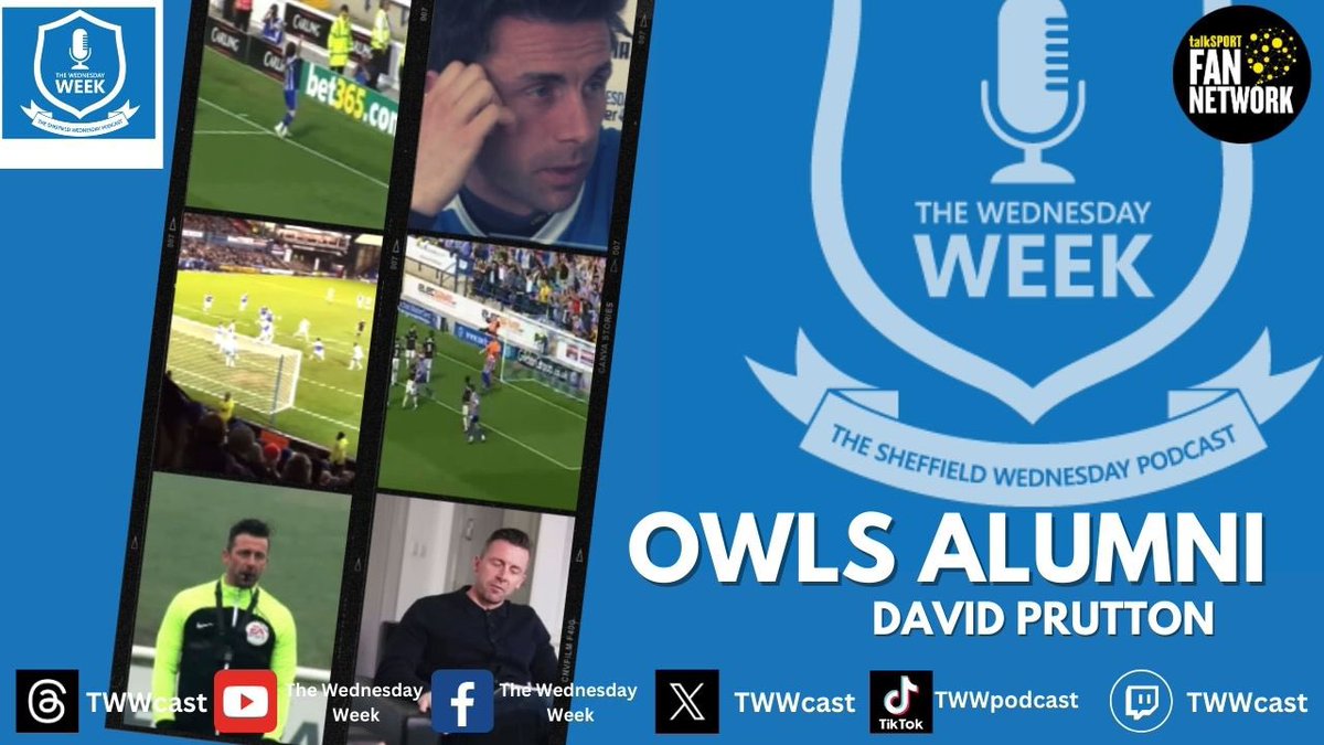 Evening Owls fans. Our latest podcasts are available on our YouTube channel and podcast streaming services. Our weekly Monday night show this week had the review of Saturdays 3-0 win against West Brom This weeks Owls Alumni with the one and only @pruttsofficial. Find them…