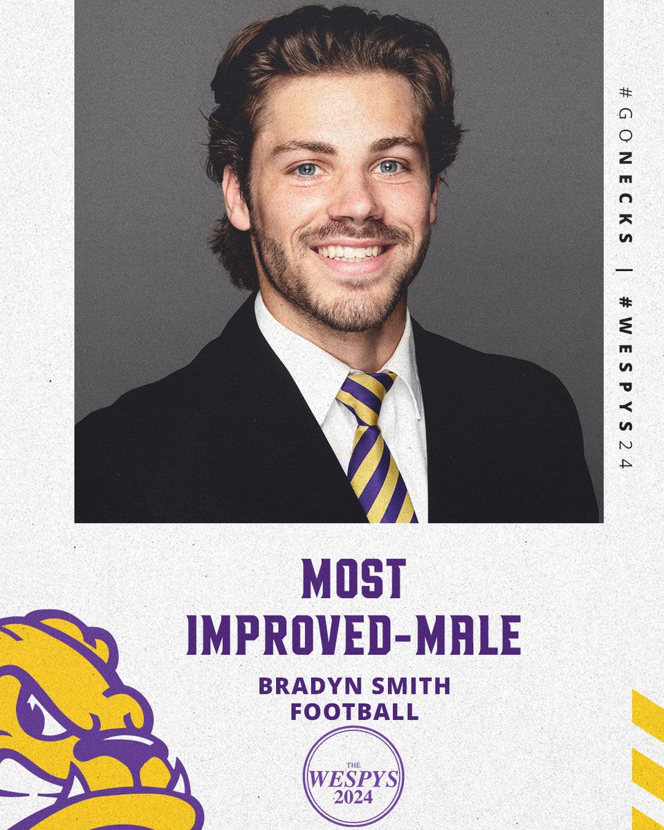 🏆Male Most Improved🏆 Bradyn Smith takes home the award at this year's WESPYs

#GoNecks | #OneGoal | #WESPYS24