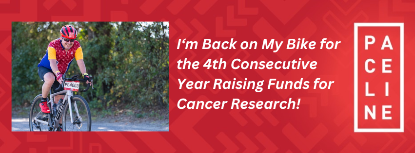 Please visit my site and make a donation to support cancer research at @GACancerCenter! Follow my click and click SUPPORT ME. paceline.org/index.cfm?fuse… @pacelineride #CommunityPowered #CureCancer