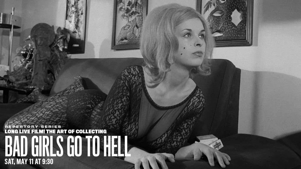 Coming Soon • We celebrate Mike Vraney & Something Weird Video with this digitally restored edition of Doris Wishman’s infamous sexploitation roughie, BAD GIRLS GO TO HELL, screening Sat, May 11 at 9:30 as part of Long Live Film! The Art of Collecting. brattlefilm.org/film-series/lo…