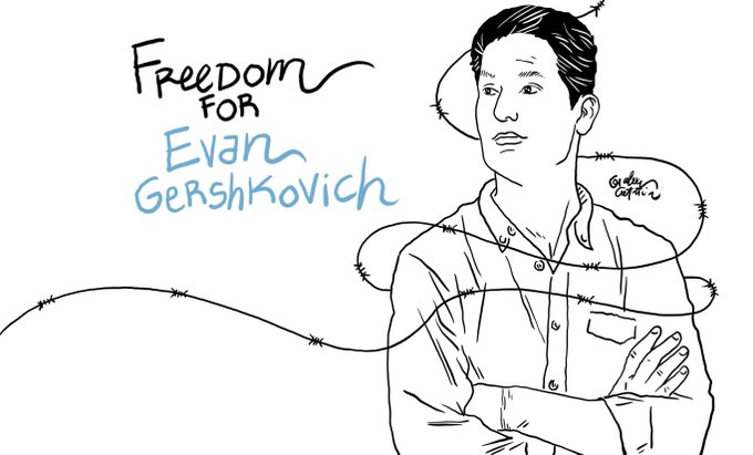 Freedom for Evan Gershkovich #WorldPressFreedomDay Evan is a Wall Street Journal @WSJ reporter who was detained in #Russia on March 29 while doing his job as a journalist. He is the American-born son of Soviet-era emigres to the U.S. Evan learned Russian from his parents and…