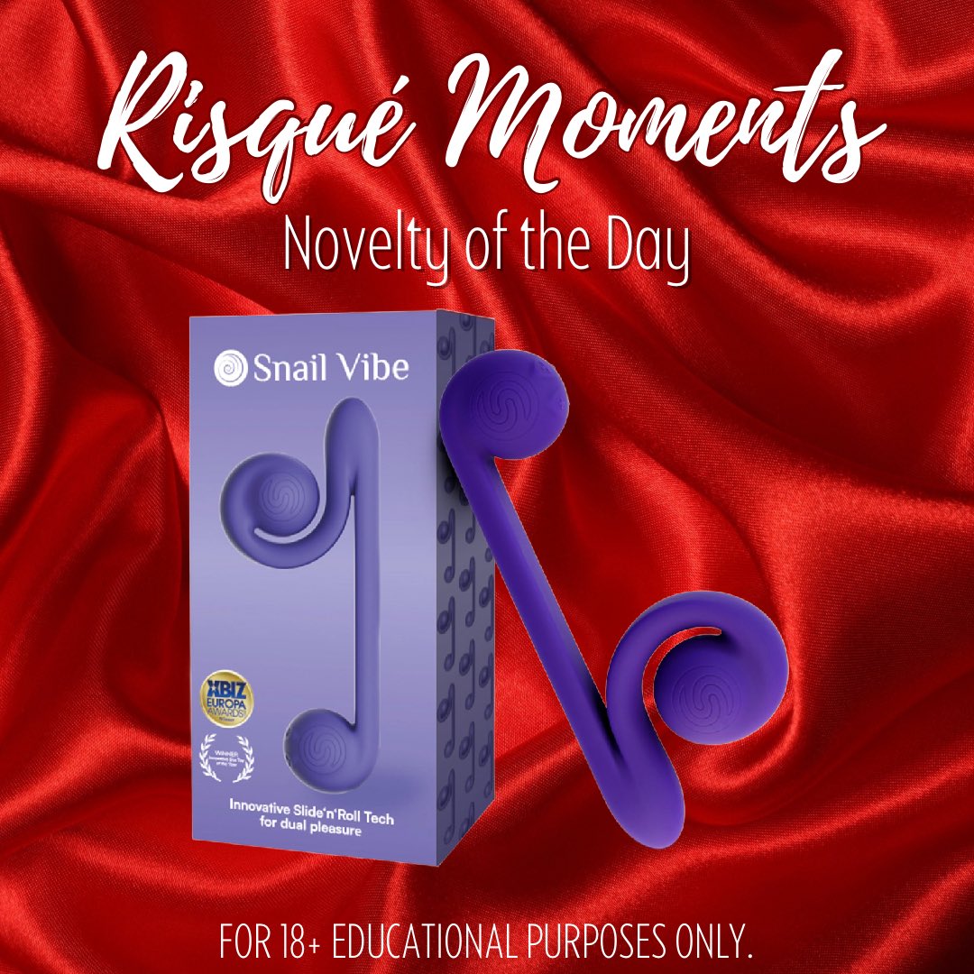 Snail Vibe's brilliant idea comes from a choking truth that most of the dual stimulators out there are not 100% satisfactory.

#intimacyfacilitators #pensacolasexacola #pensacolasexshop #comeseeus #sextoys #adultnovelty #risquedavis #risquemomentslife