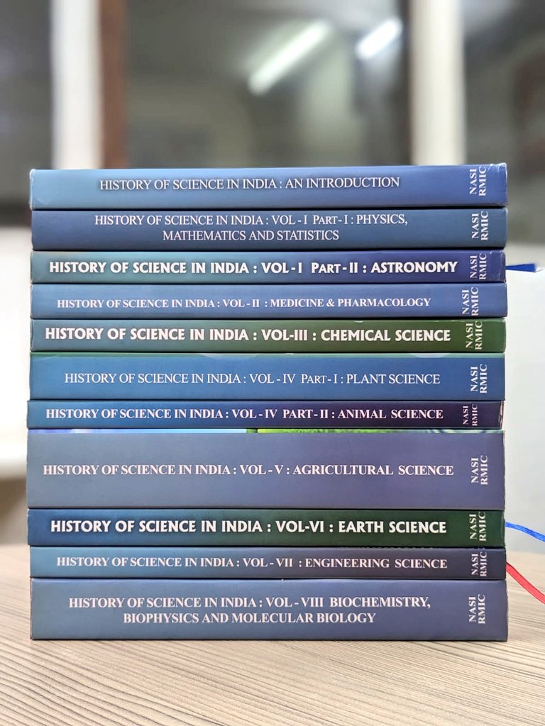 Presenting the must-read Book Series, published by Ramakrishna Mission Institute of Culture: History of Science in India (8 Volumes, 11 Books, HB) #PIRecommends #BuyFromPI
Order👉padhegaindia.in/product/histor…