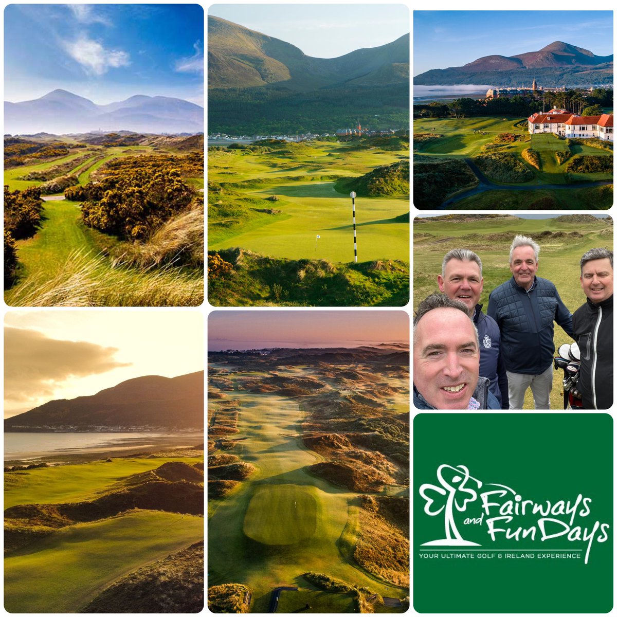 ⛳️ Presenting the resplendent Royal County Down Golf Club ⛳️ Not just one of the very best Links Golf Courses on planet earth, but when it comes to the Golf Experience they win hands down. A warm welcome awaits from Head Professional, @kevanwhitson and his amazing team.…