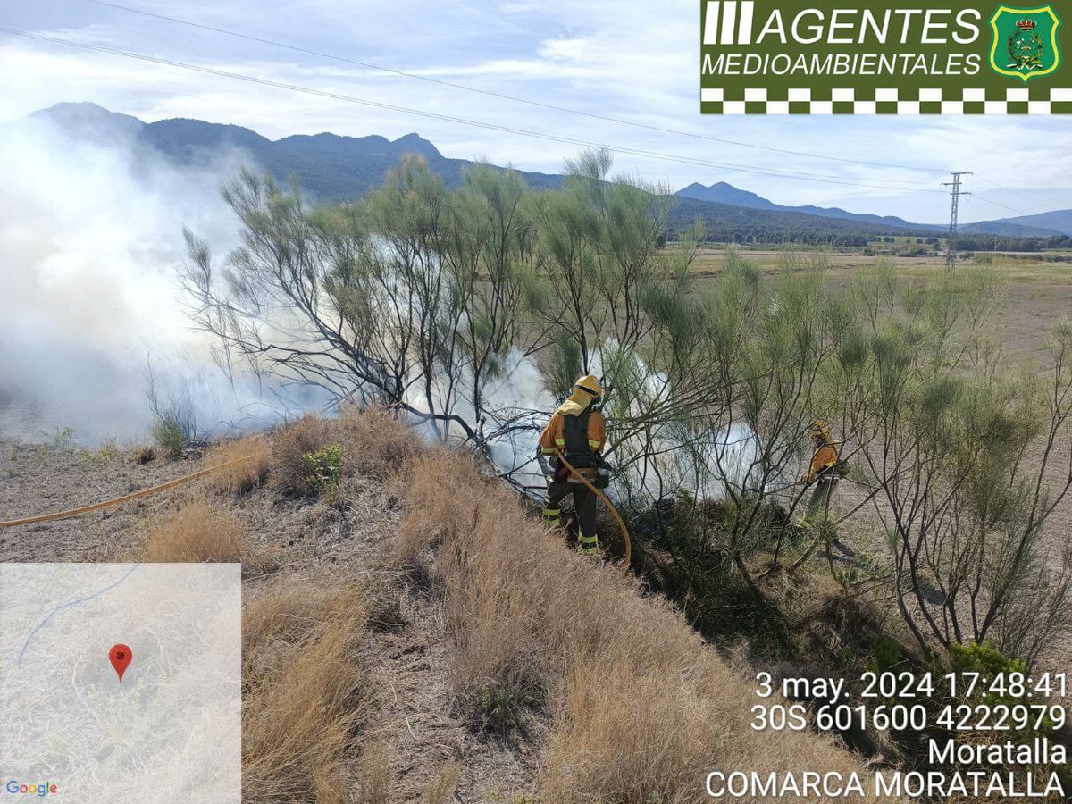 📢Operativo adscrito al Plan Infomur, encargado de la lucha contra incendios forestales en la Región de Murcia, 🔥ha extinguido el conato de incendio forestal que se ha declarado en #CaravacadelaCruz. 🧑‍🚒@aamm_murcia 🧑‍🚒@defensaforeMUR 📇noticias.112rmurcia.es/?XXAXW