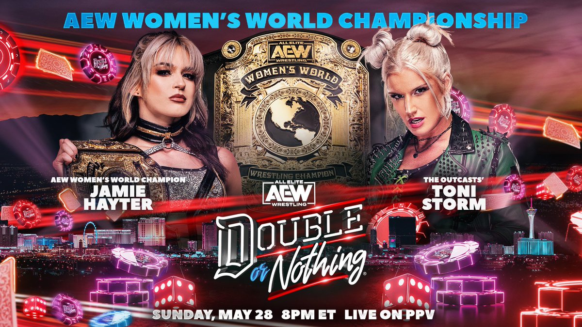 Jamie Hayter lost her championship at Double Or Nothing, she will return? 😏

🎟️ Tickets on sale now: AEWTIX.COM

#AEW #AEWDoN #DoubleOrNothing