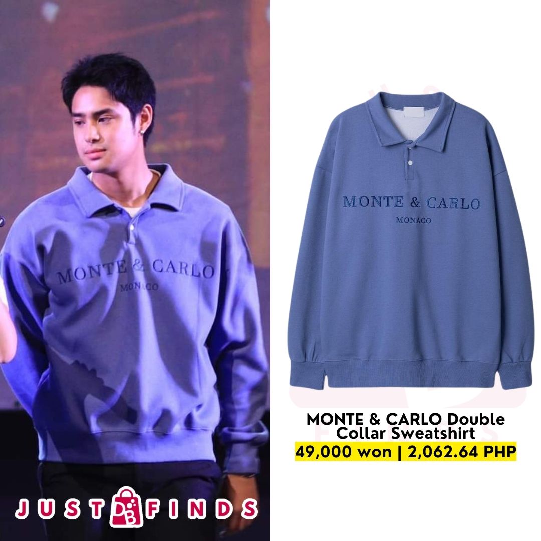 Donny in Soccsksargen!💙

MONTE & CARLO Double Collar Sweatshirt at Troubadour:troubadour.kr/product/monte-…

DONBELLE IN SOCCSKSARGEN

#DonnyPangilinan | #BelleMariano
#DonBelle | #CantBuyMeLoveAtKCC