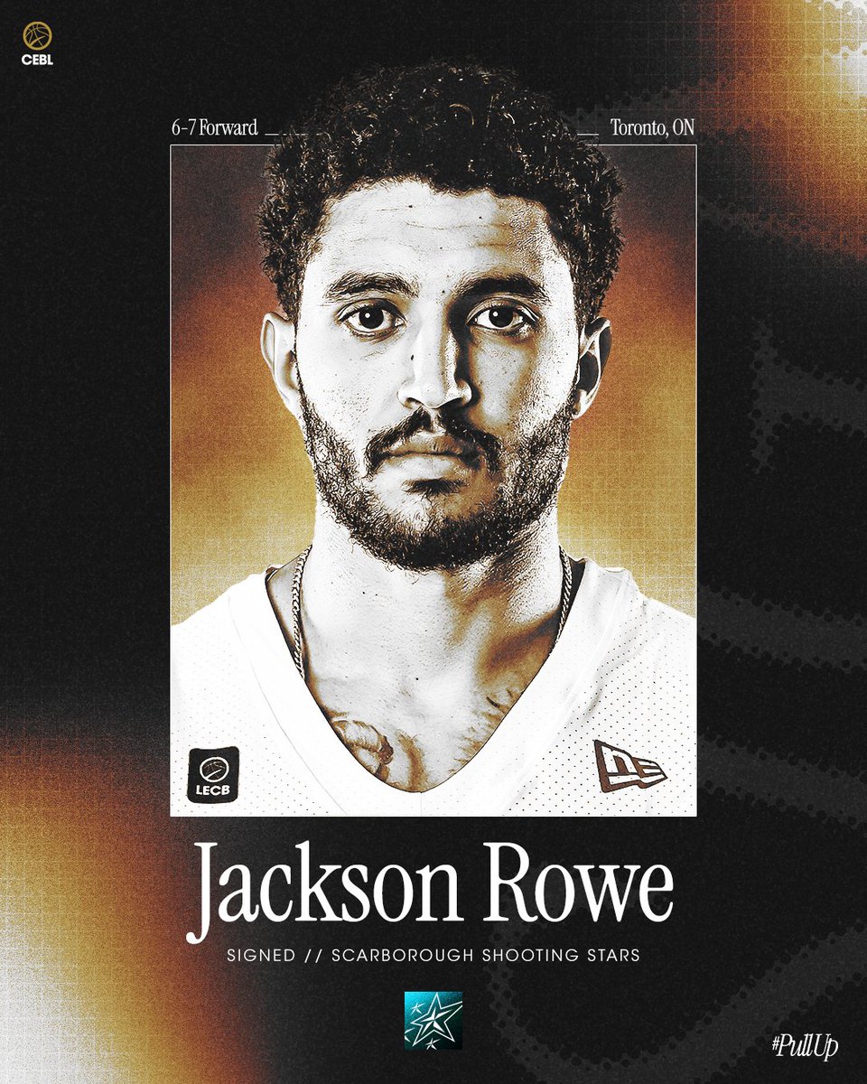BREAKING: @sss_cebl sign forward Jackson Rowe. Rowe played the past two CEBL seasons in Ottawa where he was named a 2023 All-Canadian. Most recently in 2023-24 he played for @GLeagueWarriors where he averaged 12.4 PPG & 6.3 RPG. 🗞️: cebl.ca/scarborough-sh… #CEBLFreeAgency