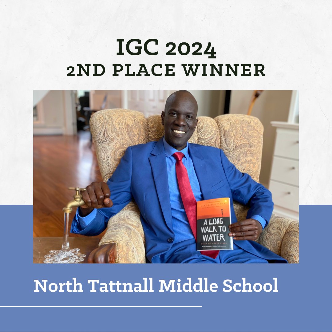 WaterforSoSudan's tweet image. 🎉CONGRATULATIONS🎉 to our #IGC2024 winners! 👏🏻 Thank you to all participating schools for uniting with us to water the seeds of change in #SouthSudan! 

🎉Grand Prize Winner 🎉 @ISDenver 
🥈2nd prize winner: North Tattnall Middle School
🥉3rd prize winner: @StallingsESNC
🏅4th…