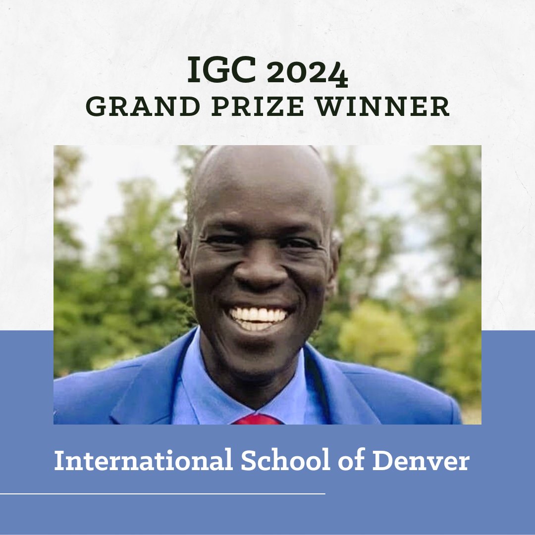 WaterforSoSudan's tweet image. 🎉CONGRATULATIONS🎉 to our #IGC2024 winners! 👏🏻 Thank you to all participating schools for uniting with us to water the seeds of change in #SouthSudan! 

🎉Grand Prize Winner 🎉 @ISDenver 
🥈2nd prize winner: North Tattnall Middle School
🥉3rd prize winner: @StallingsESNC
🏅4th…