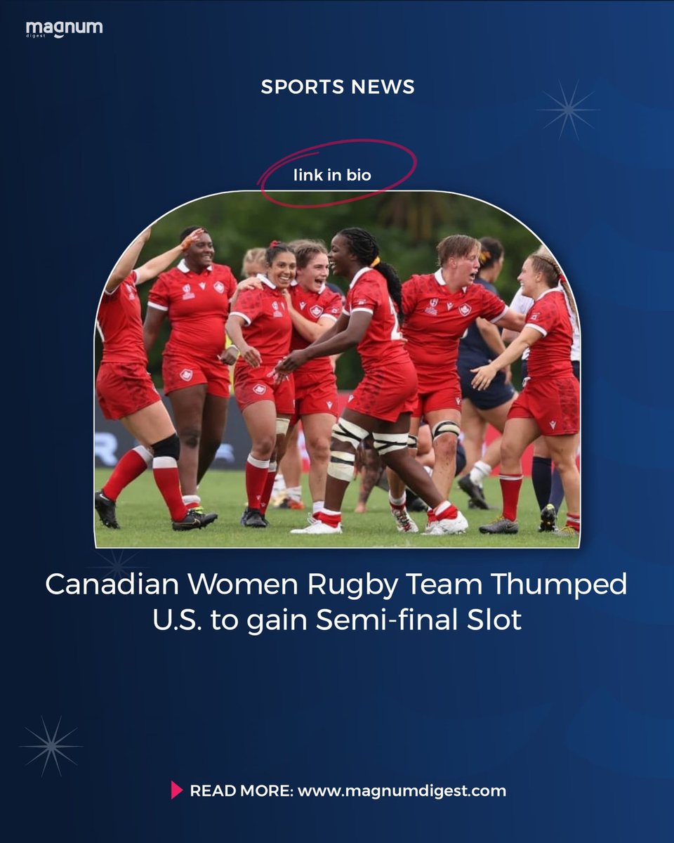 Canadian women outplay the U.S. in an epic Pacific Four Series opener. More details 👇:
magnumdigest.com/the-canadian-w…

#RugbyPlayer #CanadaVsUSA #PacificFour  #GameDay #MagnumDigest