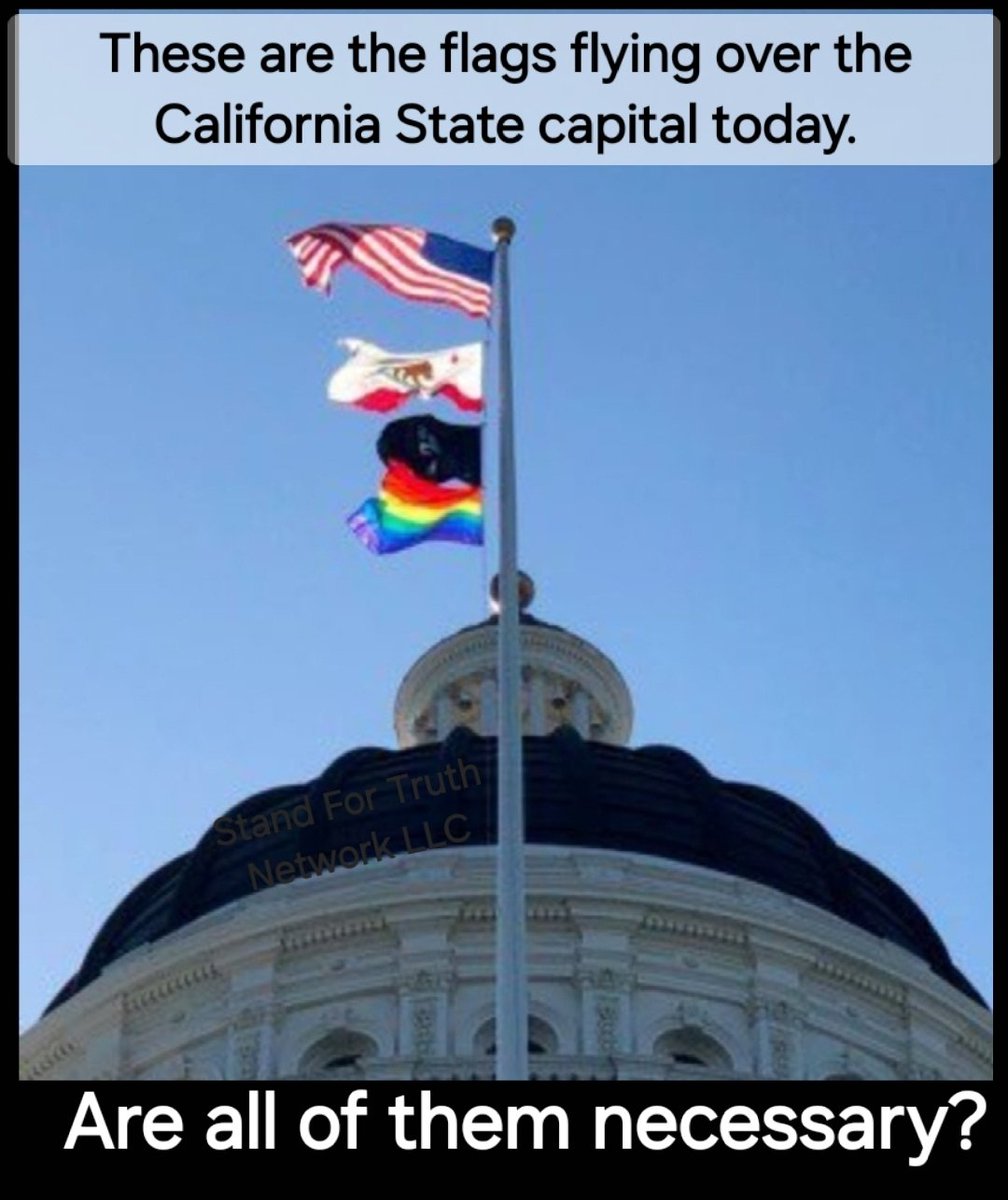 Which one of these probably does not need to be up outside the California capital?