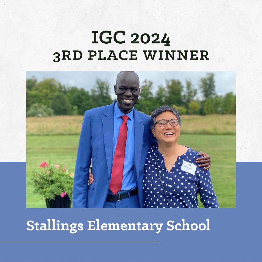 WaterforSoSudan's tweet image. 🎉CONGRATULATIONS🎉 to our #IGC2024 winners! 👏🏻 Thank you to all participating schools for uniting with us to water the seeds of change in #SouthSudan! 

🎉Grand Prize Winner 🎉 @ISDenver 
🥈2nd prize winner: North Tattnall Middle School
🥉3rd prize winner: @StallingsESNC
🏅4th…