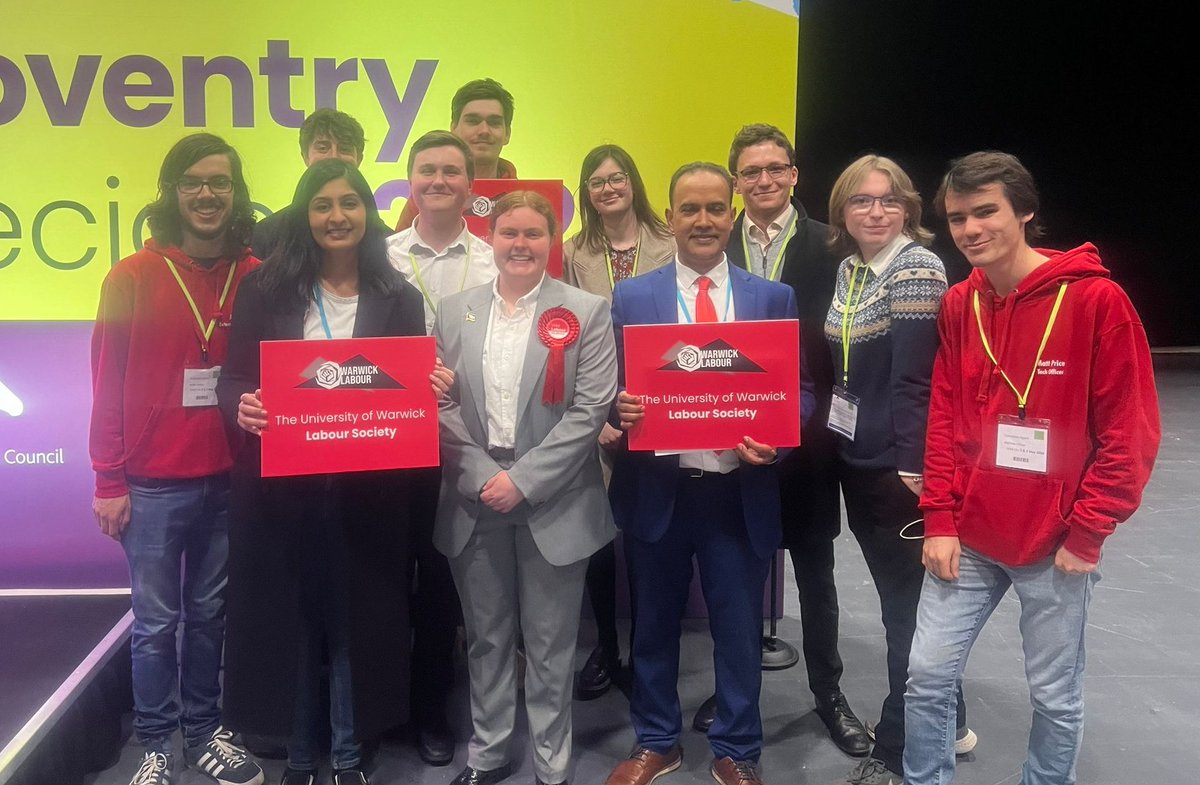 The results are in! We had some fantastic results in Coventry, with 3 Labour gains across the city – including Grace Lewis beating the Tories in my patch to become the new Labour councillor for Westwood. Congratulations to Grace and to all those re-elected in Coventry South 🙏🏽