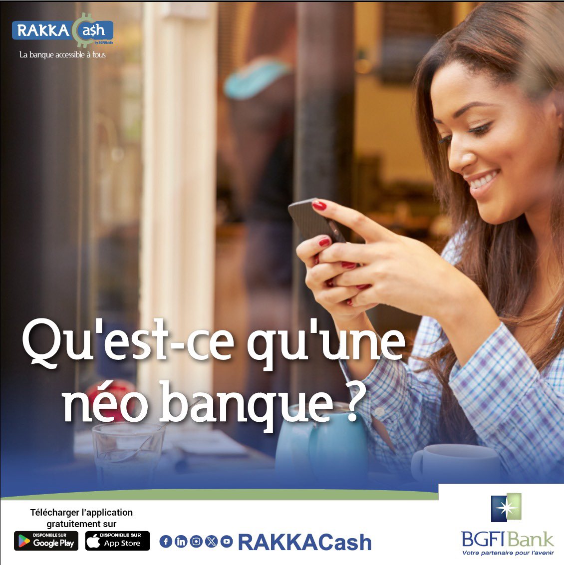 #QuizzParticipez à notre quizz du jour ! Sais-tu ce qu'est une néo-banque ? On a hâte de voir ta réponse 😊

#RAKKACash #neobanque #Banquedigitale