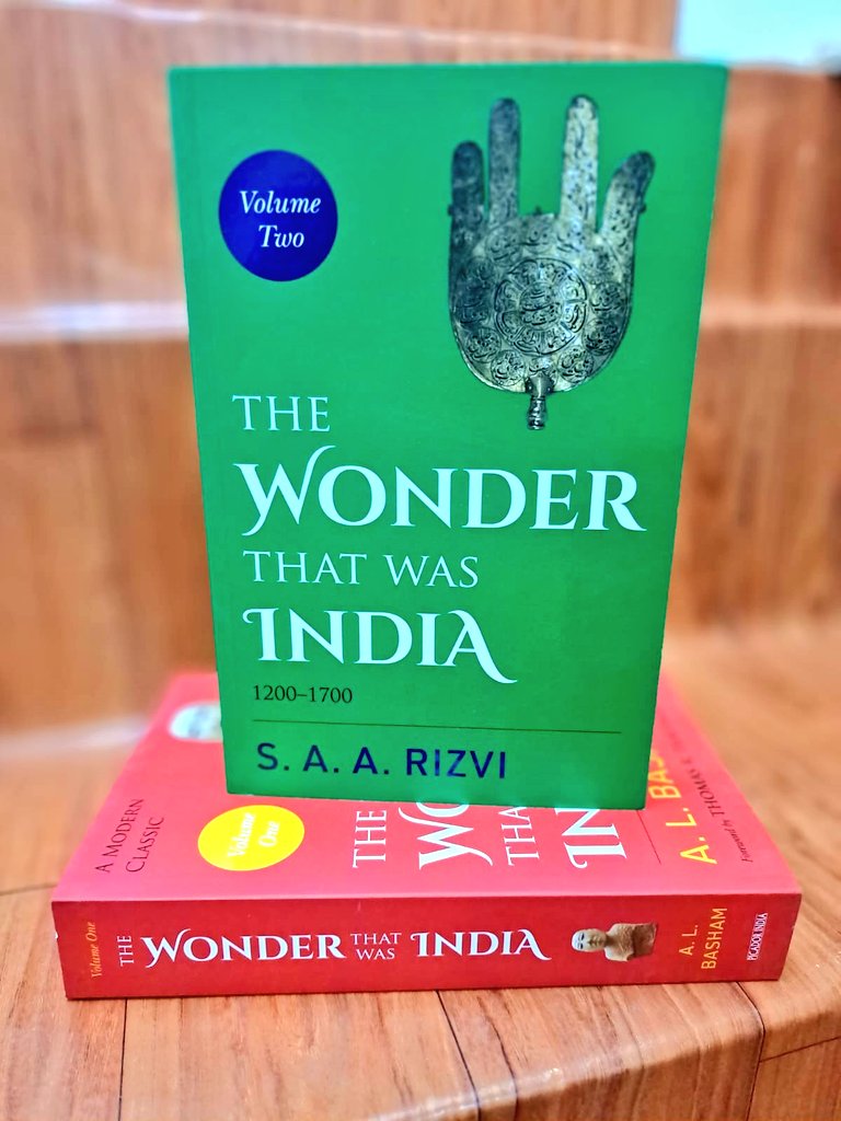 Presenting the much-acclaimed Book - The Wonder that was India:
• Volume One by A.L. Bashan Ji
• Volume Two (1200-1700) by S.A.A. Rizvi Ji. #PIRecommends #BuyFromPI
Order👉padhegaindia.in/product/the-wo…