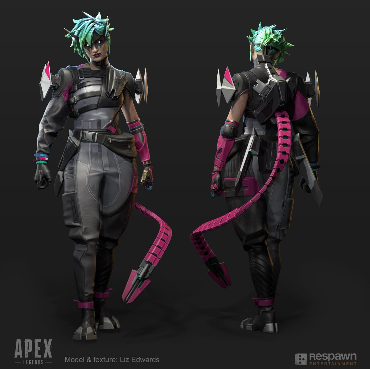 I had the honour of modelling Alter for Apex ✨

She is an incredible Legend and I'm so excited to main her in S21 😈