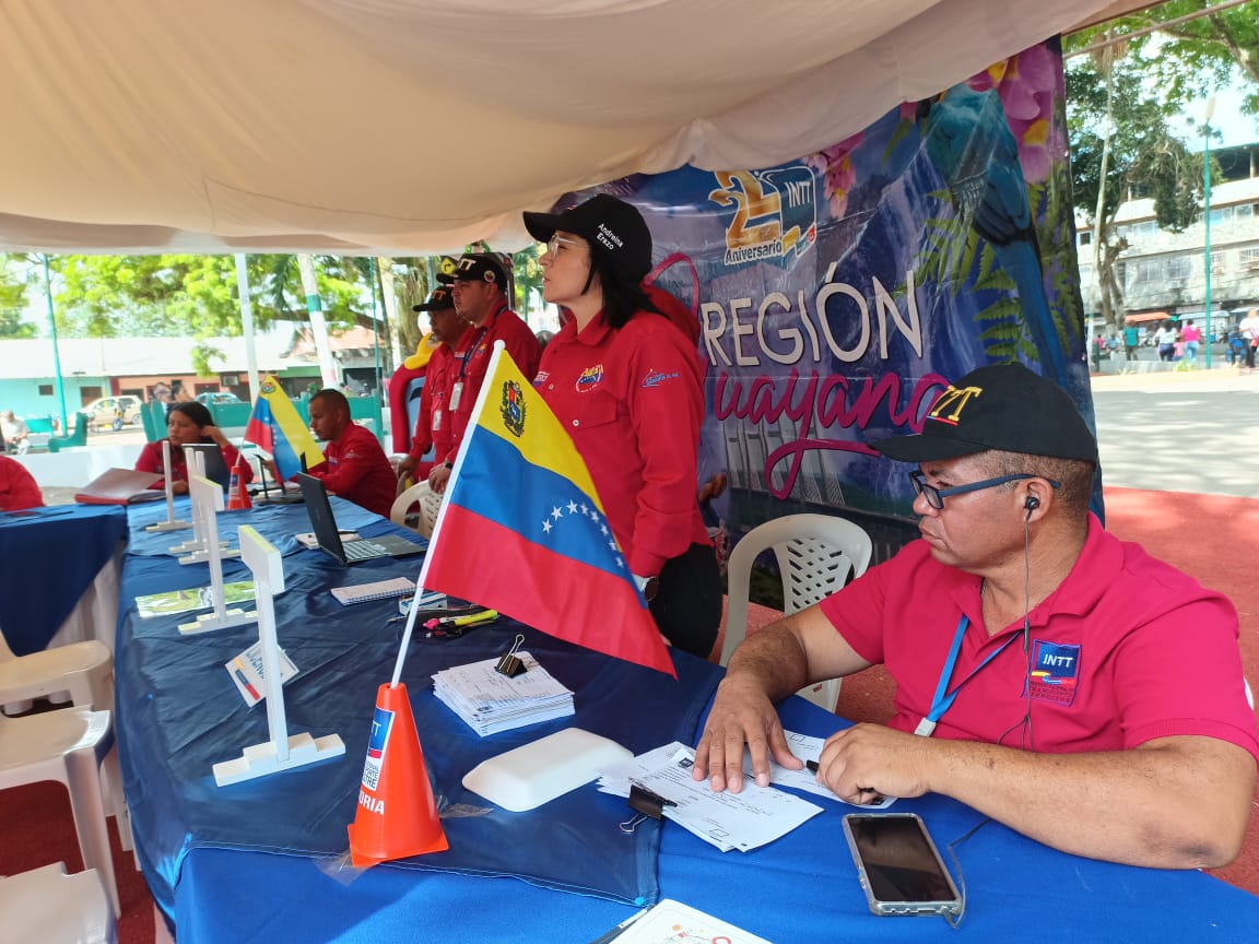 #03Marzo| Se da inicio a la jornada de atención especial de Certificado de Saberes, Licencias y trámites de vehículos, por parte del INTT de la  Región Guayana en el Esequibo mcpio Sifontes estado Bolívar.
#VenezuelaCalorPatrio