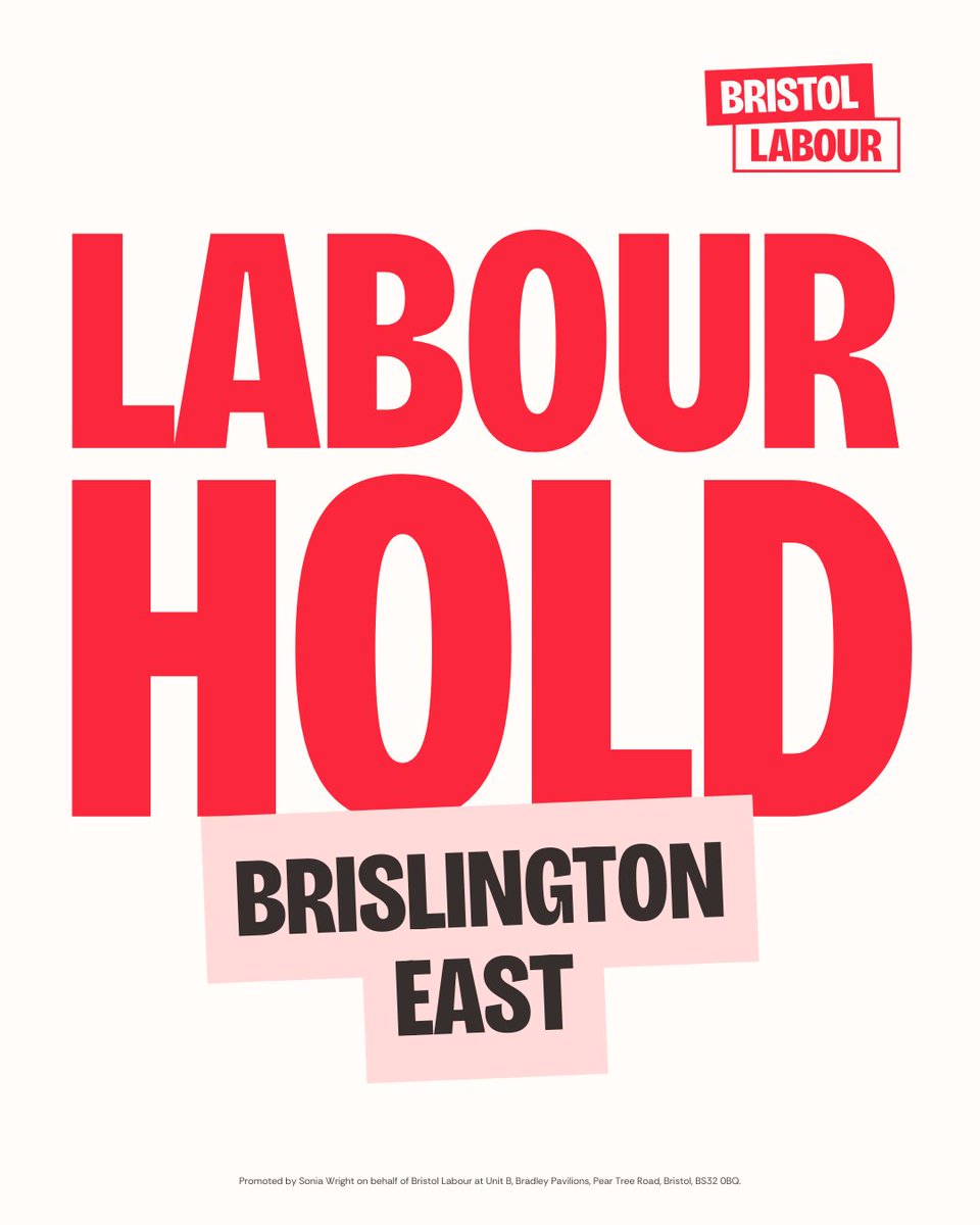 🌹 Labour hold Brislington East - congratulations @TimTipper and @katyenka