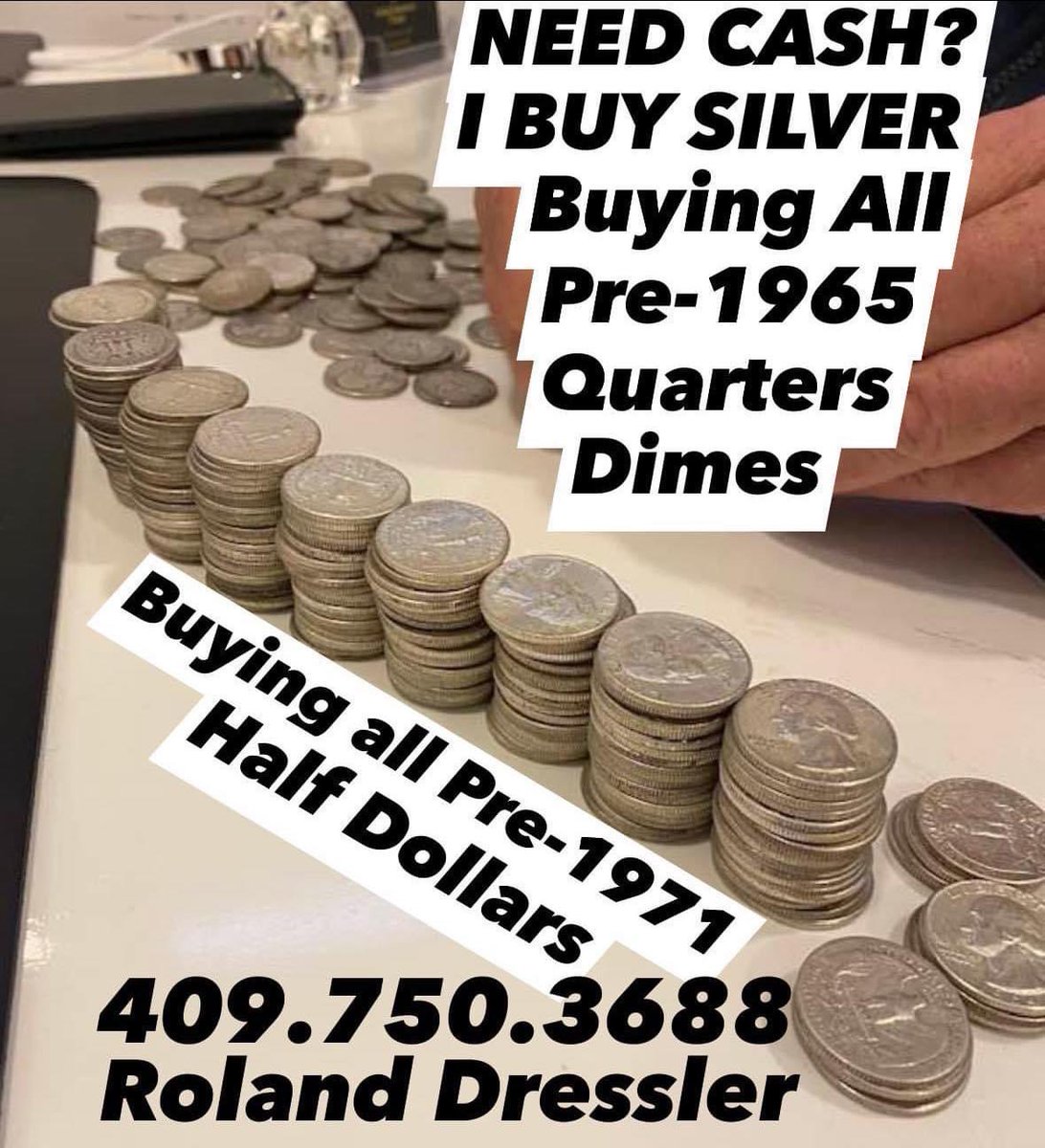 COIN SHOP 612 5th Avenue North, Texas City, Texas, 77590 #RolandDressler #COINSHOP 409.750.3688 #CoinShopTexasCity #CoinShopGalveston #CoinShopHouston #ExploreTexasCity #ShopTexasCity #AntiquesTexasCity #PreciousMetals #Silver #SilverCoins #SilverBullion #JunkSilver #ScrapSilver