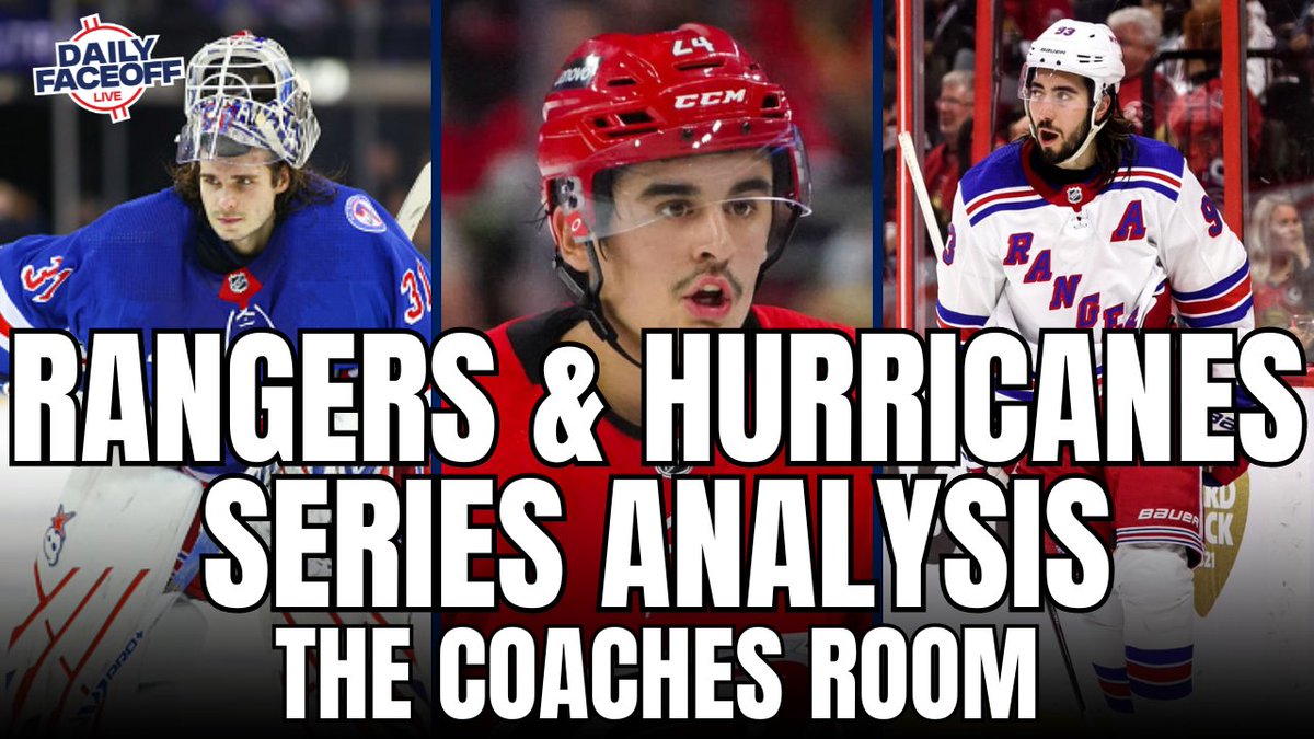 . @gourmet_hockey joins @frank_seravalli & @tyleryaremchuk to share his coaching perspective on the upcoming playoff series between the New York Rangers & Carolina Hurricanes. Presented by | @boosterjuice #MangoHurricane Watch Here ➡️ youtube.com/watch?v=Wl9_a2…