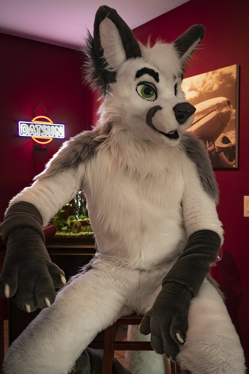 Pull up a bar stool, let's chat! #FursuitFriday ✂️@MadeFurYou