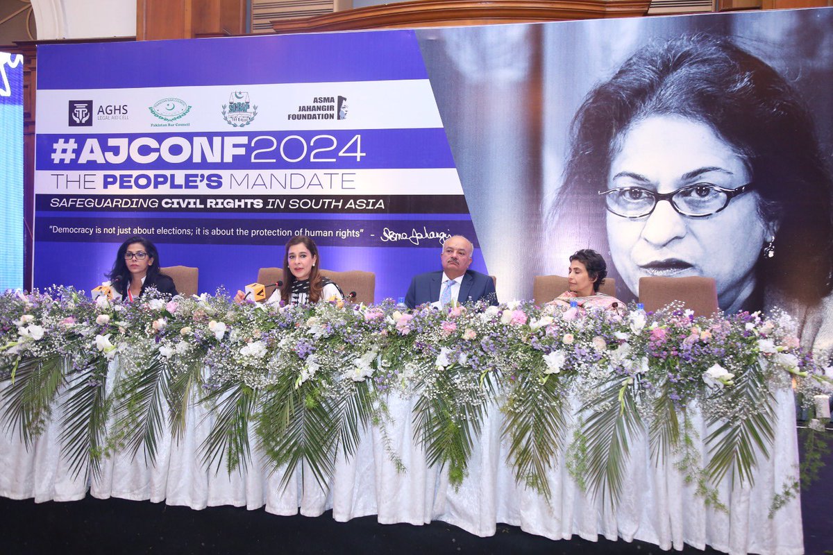 Honoured to participate in #AJCONF panel on “legal constraints & judicial violence against women” Discussed low conviction rates in GBV & rape crimes & shared salient features of Anti-Rape Act which presents a huge opportunity to secure gender sensitive & victim centric justice