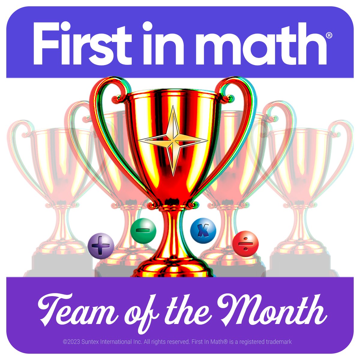 FirstInMath's tweet image. Congratulations on your @FirstInMath #TeamOfTheMonth achievement! 🏆 Great work, we are proud of you! 👏🎉  #FirstInMath