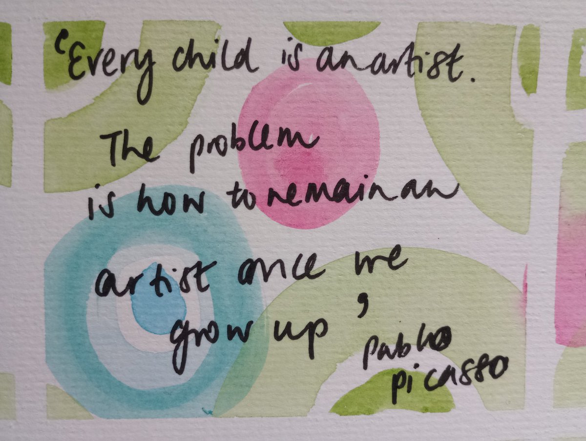 Every child is an artist...