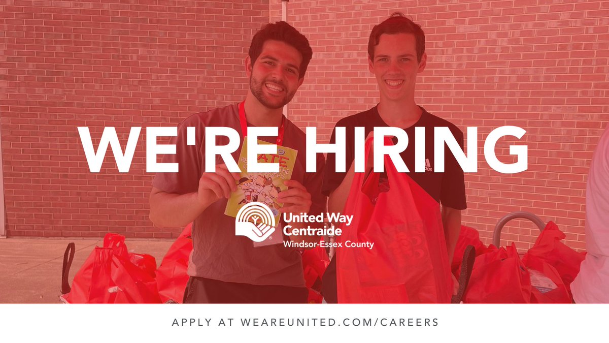 🌟 Summer Job Opportunities at United Way as part of the Canada Summer Jobs-funded program! 🌟 Are you passionate about making a difference in your community? Visit: weareunited.com/careers Please submit your resume and cover letter by May 13th to careers@weareunited.com. #YQG