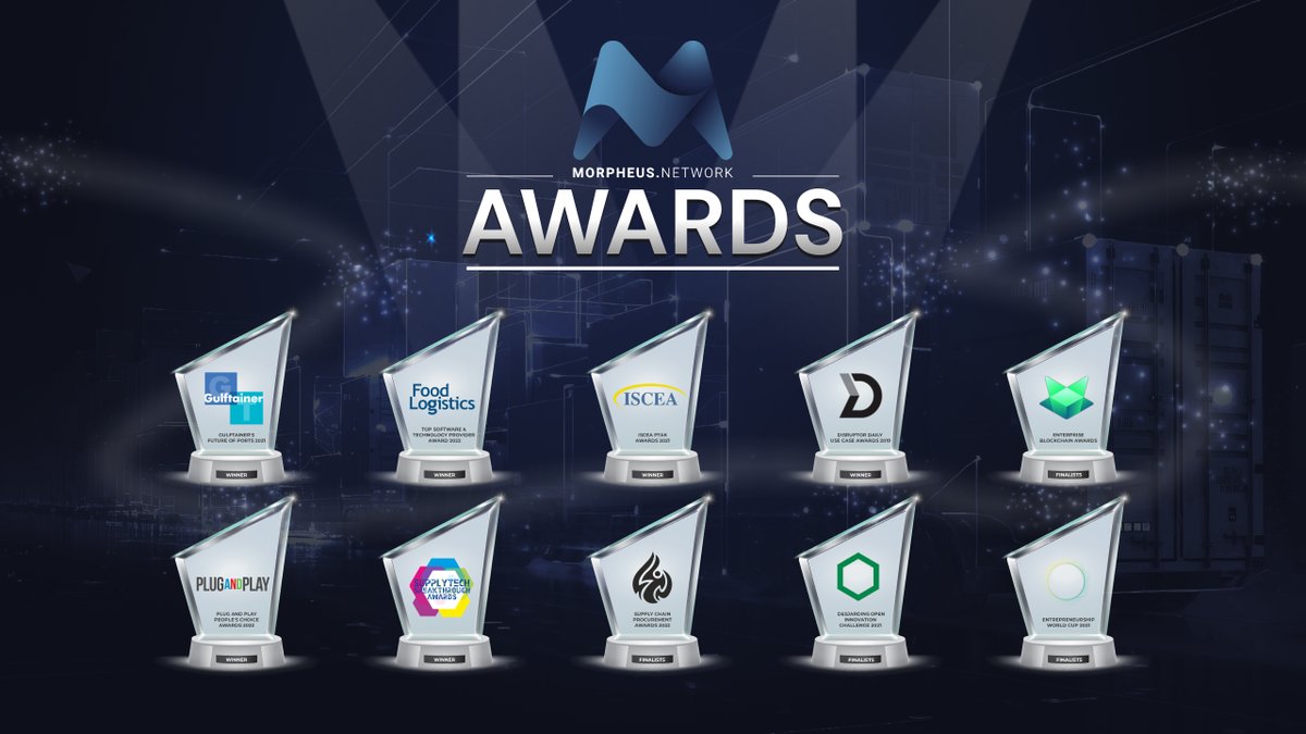 To all the critics out there, how many supply chain industry #Awards  do your favorite web3 solutions have?