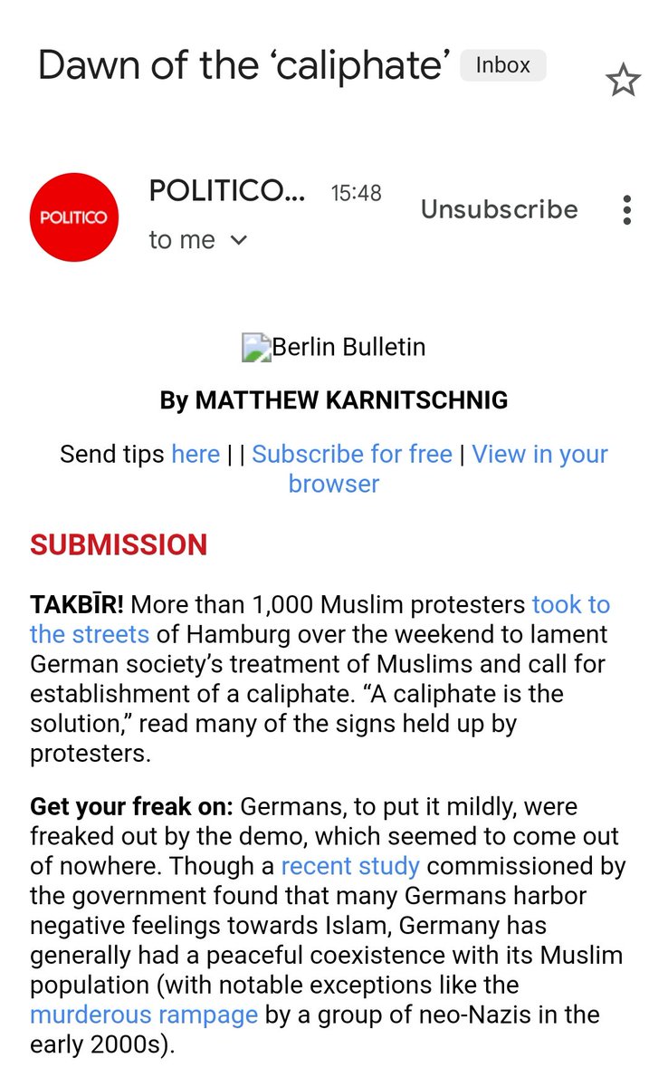 How many Muslims live in Hamburg, @POLITICOEurope ? Is 1000 a representative sample? Is extremism a problem? For sure. Does reporting like this lead to racism? You guess The same newspaper will publish countless articles on the reasons behind the rise of the far right. No shame