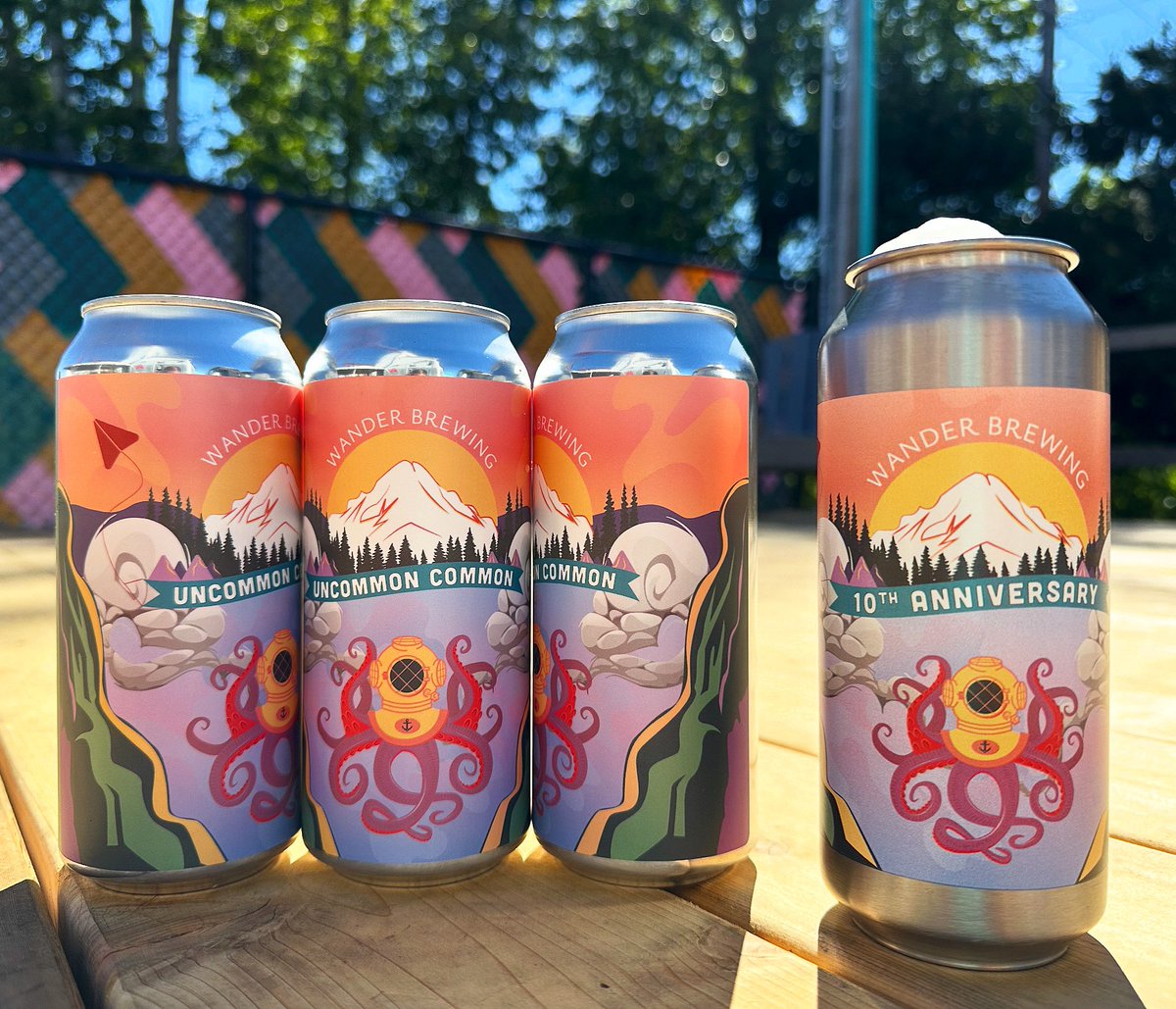 An old friend returns to the tap lineup for the Anniversary and in cans for the first time! Uncommon Common was one of the seven original beers on our opening day tap list 10 years ago. Draft will be flowing, we have cans to go, as well as our official 10th glassware!