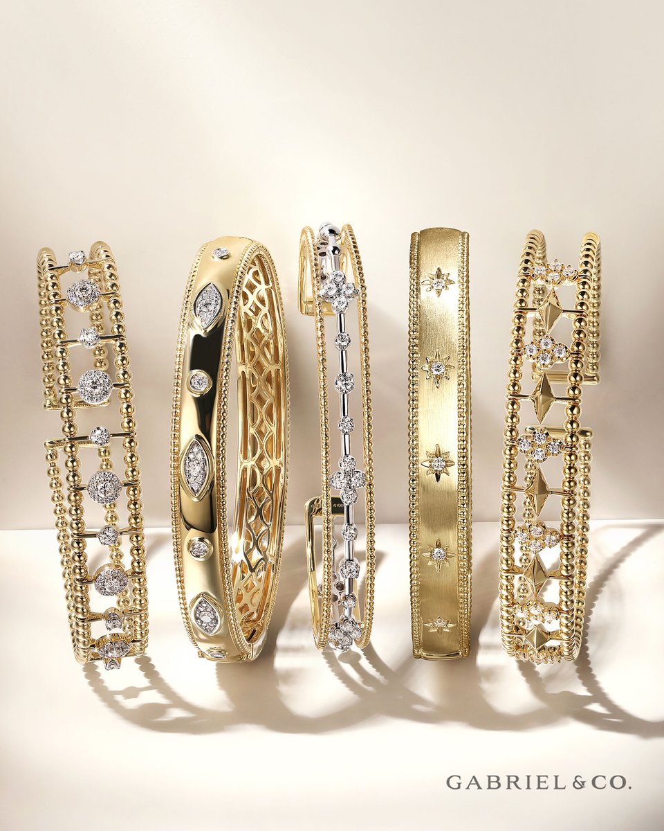 Stack up her style this Mother's Day with our elegant Bujukan bangles. Each piece is a testament to her timeless beauty and grace. 
 
#gabrielandcoretailer #gabrielny #gabrielandco #mothersdaygiftguide #bujukancollection #dunkinsdiamonds