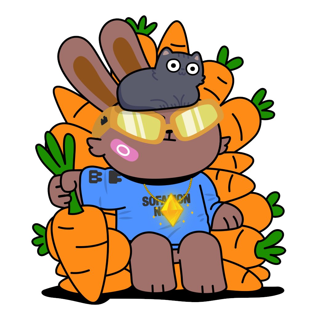 New unlockable stickers ⛓️ Carrot is new currency. Expression is new commodity. 🐰  🥕  💎