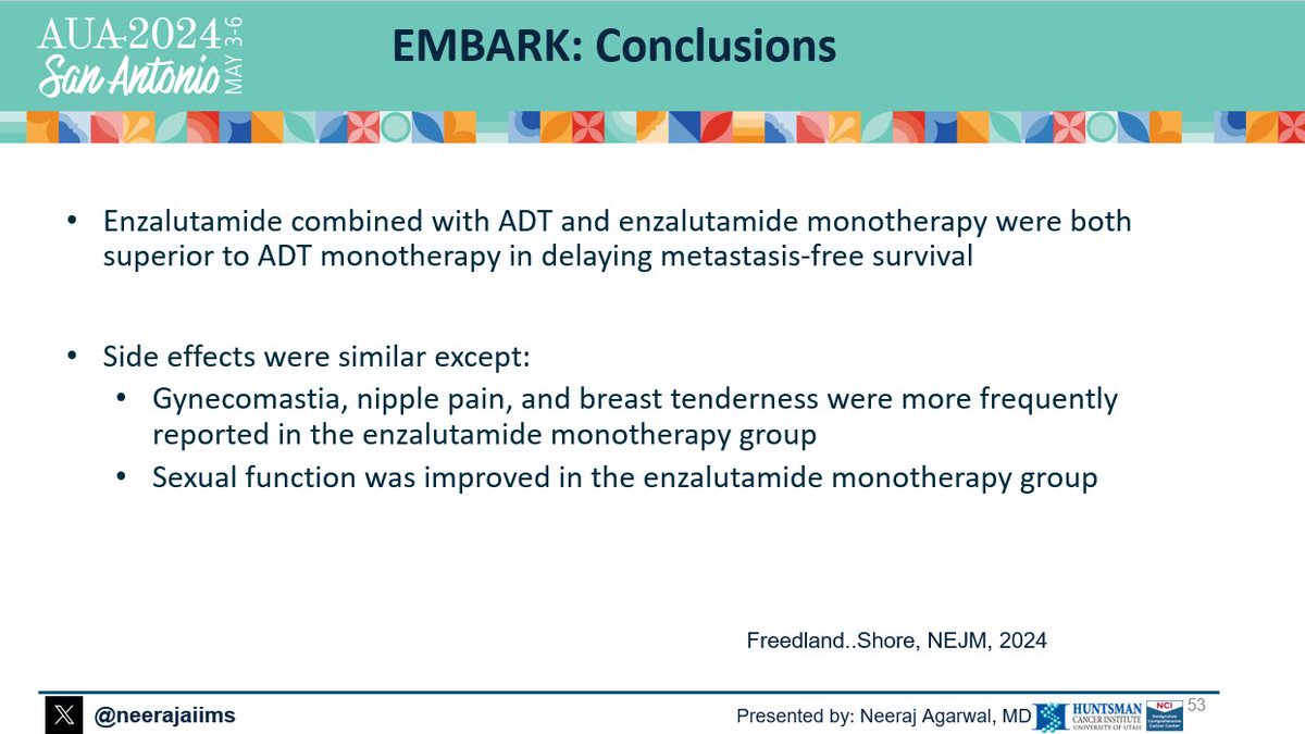 Neeraj Agarwal, MD, FASCO (@neerajaiims) on Twitter photo #AUA24 <a href="/AmerUrological/">Amer. Urol. Assn.</a> plenary session👉We discussed critical role of the PSMA PET scan in management of #ProstateCancer with biochemical recurrence (BCR), Current Rx with salvage RT, results of Embark & ongoing ARASTEP trial in PSMA-PET+BCR👇<a href="/LoebStacy/">Stacy Loeb, MD</a> <a href="/OncoAlert/">OncoAlert</a> <a href="/urotoday/">UroToday.com</a> #AUA24 <a href="/AmerUrological/">Amer. Urol. Assn.</a> plenary session👉We discussed critical role of the PSMA PET scan in management of #ProstateCancer with biochemical recurrence (BCR), Current Rx with salvage RT, results of Embark & ongoing ARASTEP trial in PSMA-PET+BCR👇<a href="/LoebStacy/">Stacy Loeb, MD</a> <a href="/OncoAlert/">OncoAlert</a> <a href="/urotoday/">UroToday.com</a>