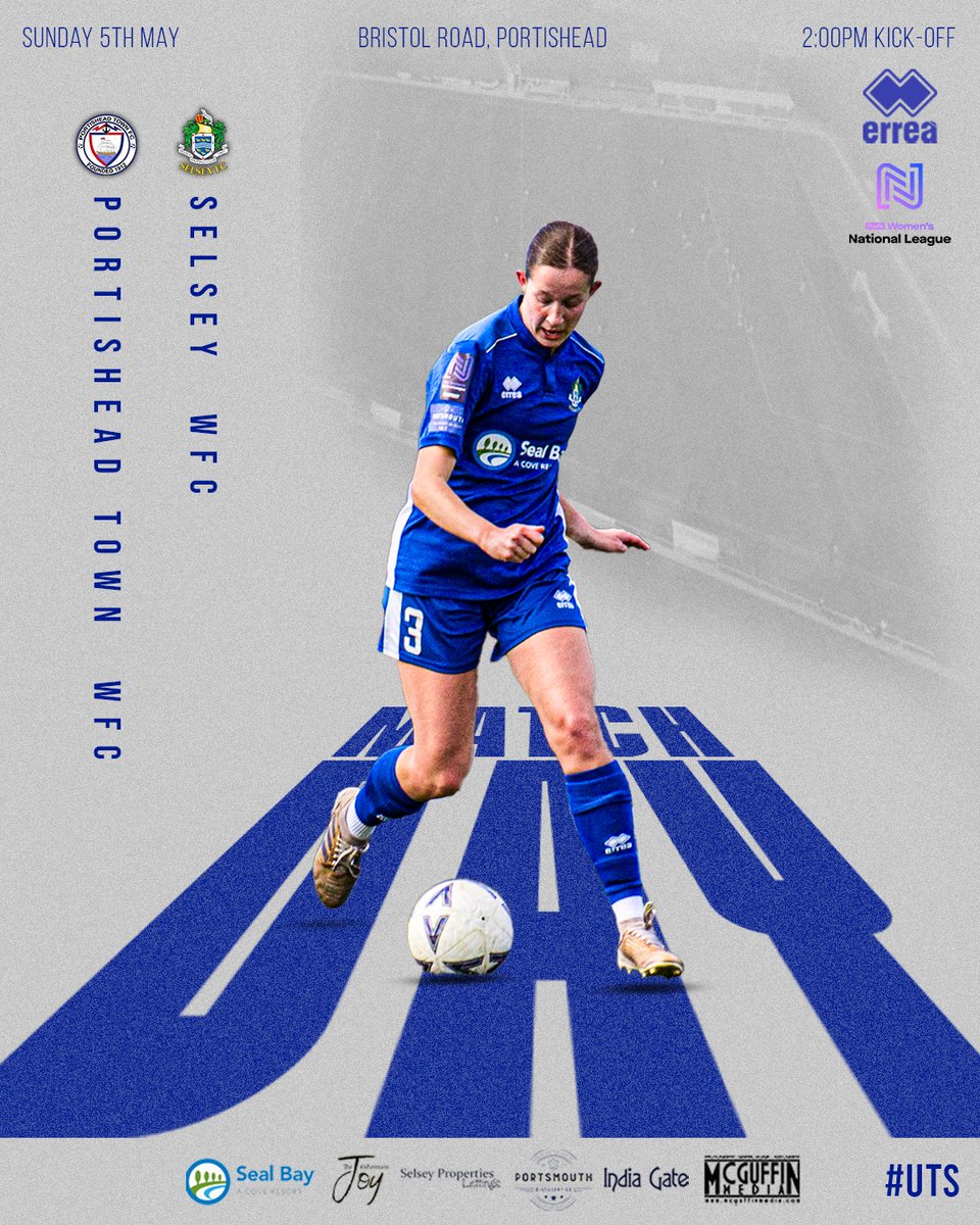 Final round! - @FAWNL The 🦭 make their final away trip and game of the season as they face @PTFCLadies. 📆 Sunday 5th May 🆚️ @PTFCLadies 📍 Bristol Road, Portishead, Bristol BS20 6QG 🕑 2pm kick off 📸 & 🖼 @McGuffin_Media #UpTheSeals🦭 #UTS🦭 #Selsey #womensfootball