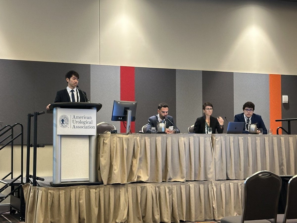 <a href="/JEFFUrology/">Jefferson Urology</a> resident <a href="/jyleong_md/">JY Leong</a> crushed his poster presentation this morning on RCC bone Mets #AUA2024