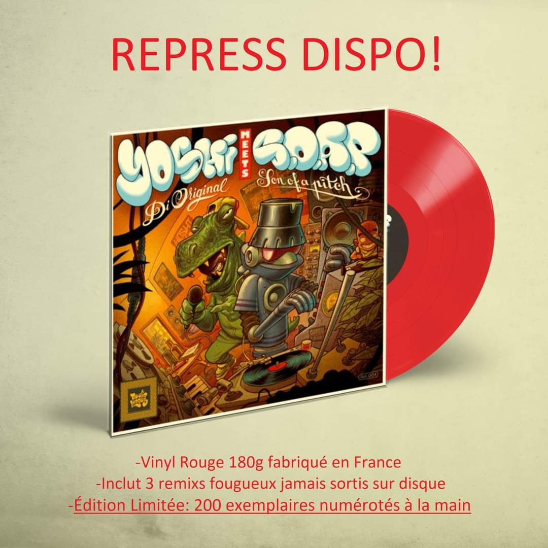 Allez pour une fois que je rouvre ce réseau c'est pour une grande nouvelle. La moitié est déjà bientôt partie. Si t'en veux un c'est maintenant ! Beng ! 
diggersfactory.com/fr/vinyl/236035