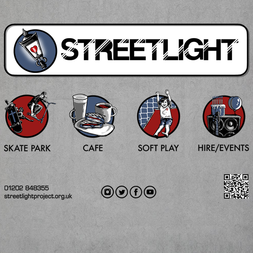 CreativeBrock's tweet image. A Logo and sub-logos designed for the streetlight project using existing font.
Fantastic people, check them out and the pizzas are amazing! Not saying you get a better design when you give the designer pizza...but it helps! 
#streetlightproject  #graphicdesigner #illustrator