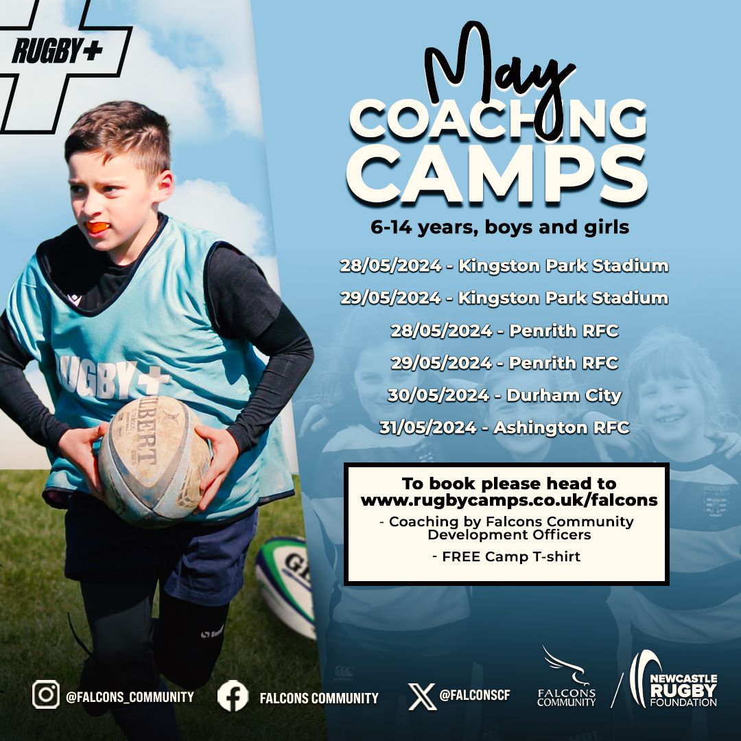 𝗠𝗮𝘆 𝗵𝗮𝗹𝗳-𝘁𝗲𝗿𝗺 𝗰𝗼𝗮𝗰𝗵𝗶𝗻𝗴 𝗰𝗮𝗺𝗽𝘀! Spaces are still available on our May half-term coaching camps. Click the link below to book now! 👇👇 buff.ly/3uiRMec #buildbelonging #growskills #raiseinvolvement