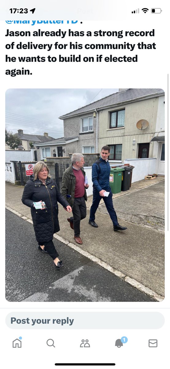 Busy few days out canvassing @fiannafailparty Don’t forget to register to vote checktheregister.ie #LocalElections2024 @jackfchambers @JamesBrowneTD