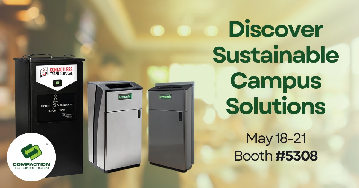 Join us at #2024RestaurantShow, Booth #5308, and see firsthand how ecotrashⓇ and ecotrash® PTC® can support your sustainability goals and streamline operations. Don't miss out! 🌱 #SustainableCampus #EcoFriendlyInnovation compactiontechnologies.com/cafeterias-and…