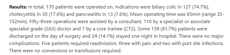 This is a terrible study. I am actually surprised it was published. It is a breakdown of one person's performance. But NO comparators. I imagine huge selection bias. Assisted in every case by a doctor. What does 'assisted' even mean here? This proves absolutely nothing.