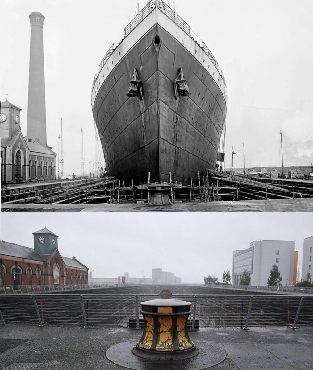 Titanic dry dock 1912-2015.