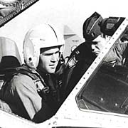 @TheUnit_Gamal GW Bush II never served in Vietnam.  He did, however, fly F-102 fighter jets for the Nat. Guard.  The F-102 was not a forgiving aircraft and the Texas guard did patrol areas around Cuba.  

Would I want to fly with him or on his wing? Nope.  Point taken.