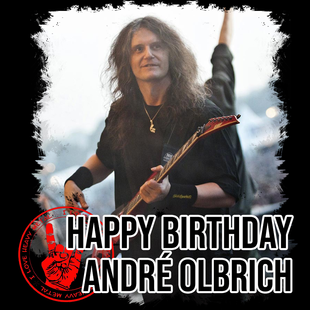 Happy Birthday to André Olbrich 🍻🤘 (May 3, 1967)!!!

#MetalBirthday #AndréOlbrich #BlindGuardian #powermetal #heavymetal #IloveHeavyMetalRadio