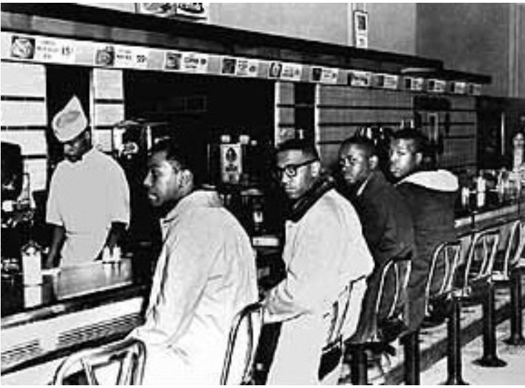 Yesterday, Joe Biden included trespassing in his description of violent and disruptive protest, saying it was not okay. In 1960, four young black men refused to leave Woolworth's lunch counter in Greensboro, North Carolina, in violation of the law. They were trespassing on…