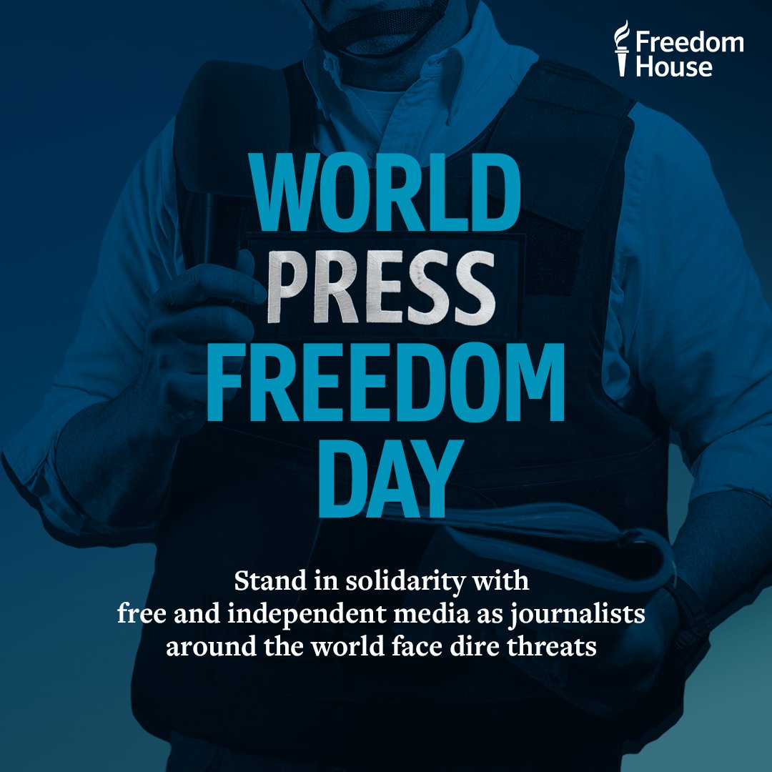 On #WorldPressFreedomDay, we resoundingly condemn antidemocratic attacks against free and independent media and call for the immediate release of all media workers unjustly behind bars. @RSF_inter reports that over 500 journalists were arbitrarily imprisoned at the end of…