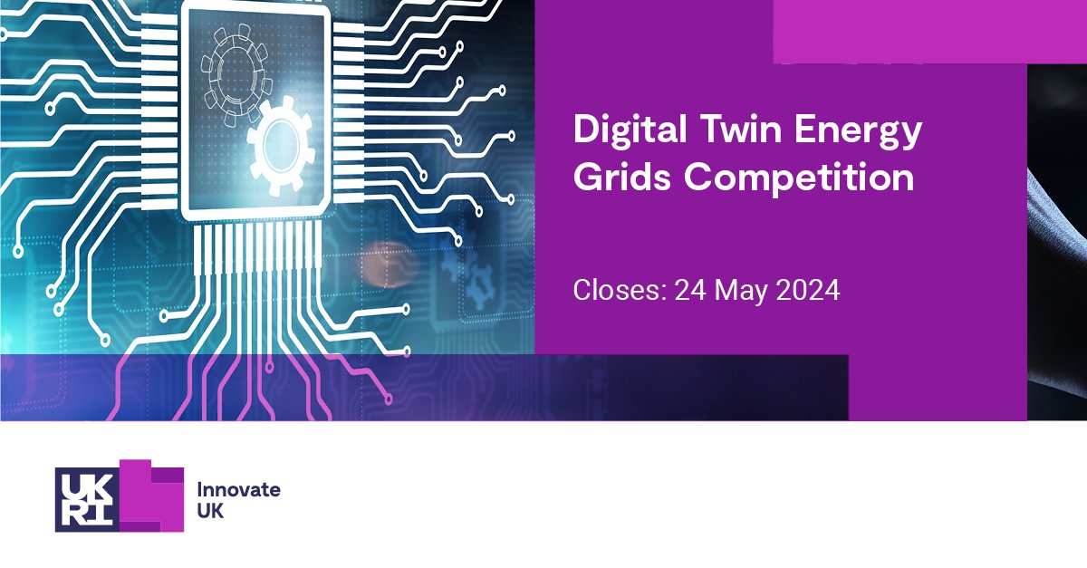 Innovate UK is looking for new projects that enable #digitaltwins, data interoperability and cyber resilience in the UK #energy networks. Learn more & apply at: iuk.ktn-uk.org/opportunities/…